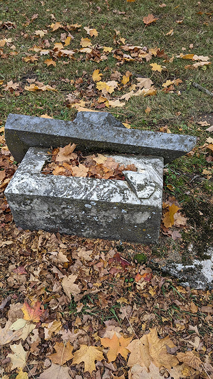 Grave of an unknown person