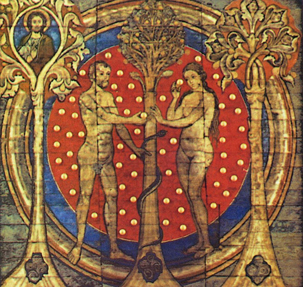 Master of Lower Saxony, Adam and Eve (detail)