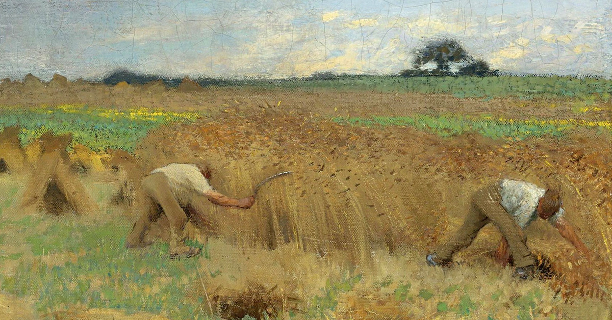 george clausen the harvest