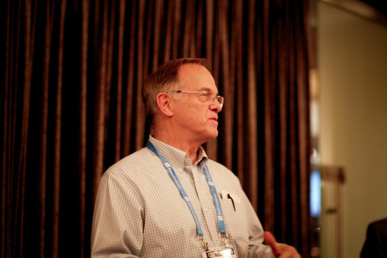 Chris Wright addresses the Annual Meal