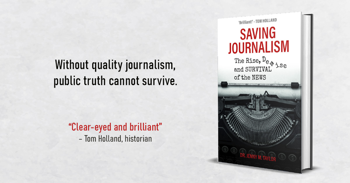 saving journalism book cover