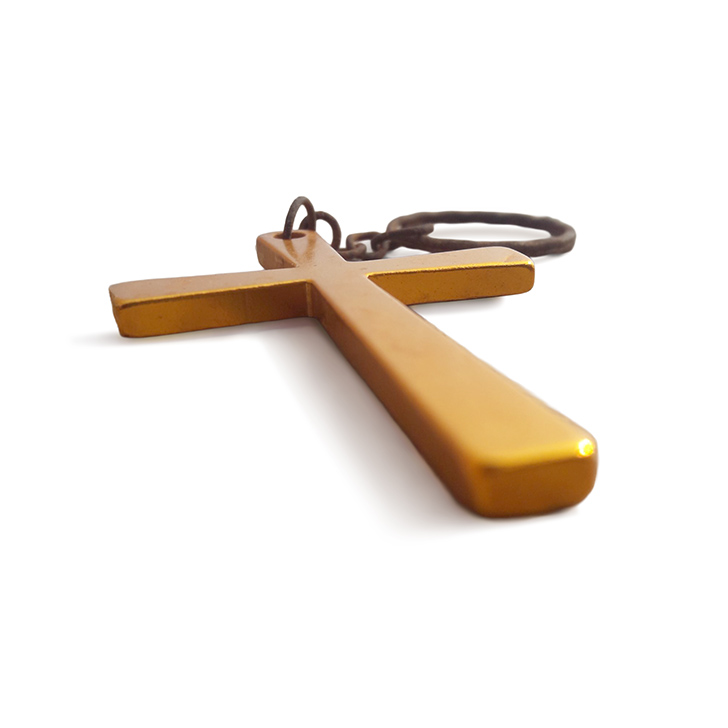 wooden cross necklace