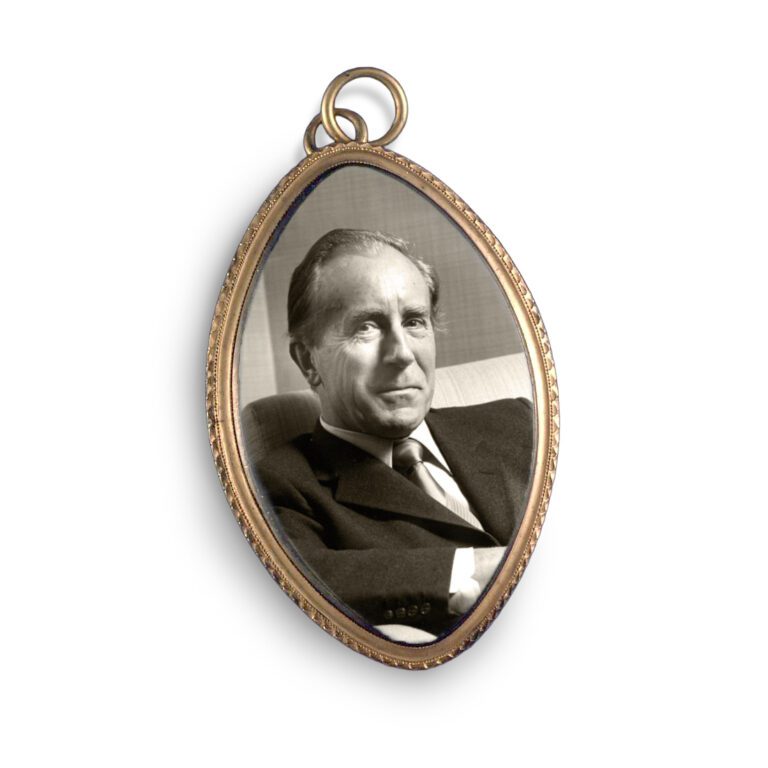kirby laing photo in a locket