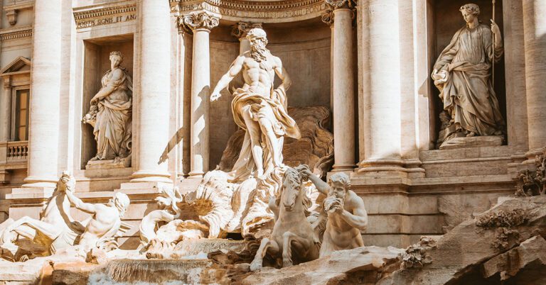 sculptural scene