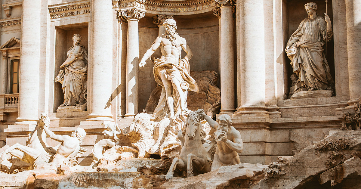 sculptural scene