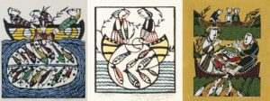 The miraculous haul of fish by Sadao Watanabe (1913-1996)